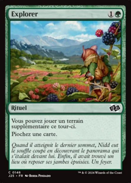 Explorer, carte Magic J25 146 — extension Foundations Jumpstart