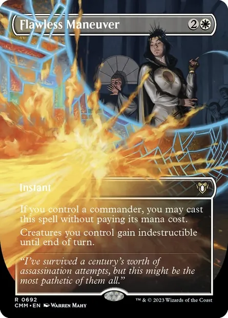 Flawless Maneuver, Magic card CMM 692 — Commander Masters set