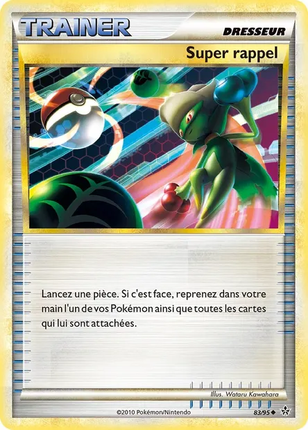 Super rappel, carte Pokémon UL 83 — extension Déchaînement