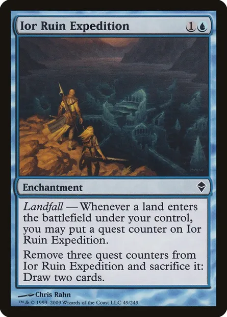 Ior Ruin Expedition, Magic card ZEN 49 — Zendikar set
