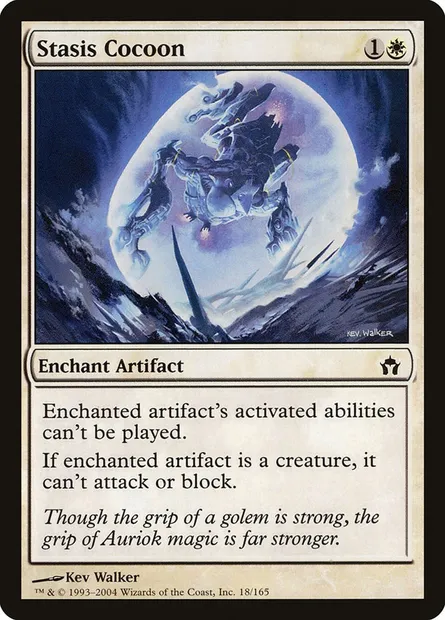 Stasis Cocoon, Magic card 5DN 18 — Fifth Dawn set