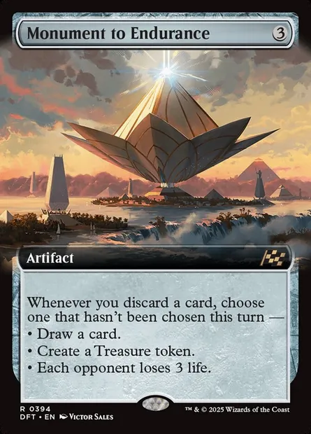 Monument to Endurance, Magic card DFT 394 — Aetherdrift set
