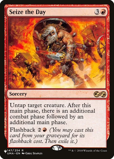 Seize the Day, Magic card PLST UMA-147 — The List set