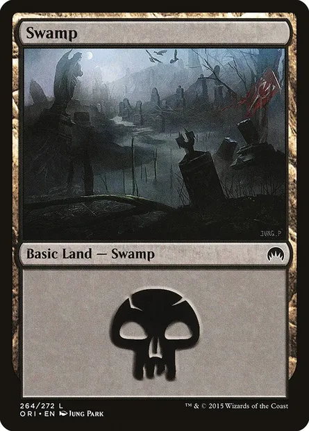 Swamp, Magic card ORI 264 — Magic Origins set