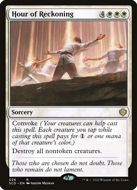 Heure du Jugement, carte Magic SCD 26 — extension Starter Commander Decks