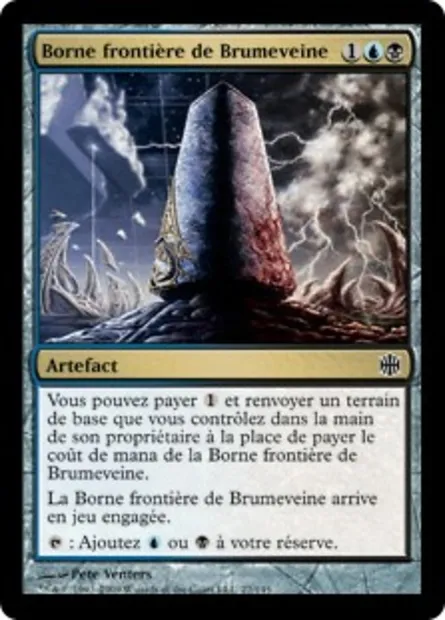 Borne frontière de Brumeveine, carte Magic ARB 27 — extension La Renaissance d'Alara