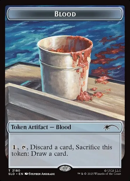 Blood, Magic card SLD 2180 — Secret Lair Drop set