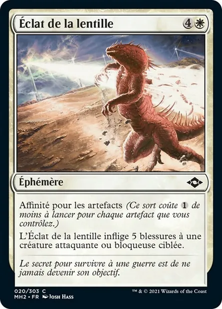 Éclat de la lentille, carte Magic MH2 20 — extension Horizons du Modern 2