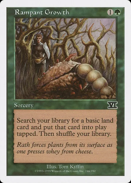 Croissance luxuriante, carte Magic 6ED 246 — extension Classic Sixth Edition