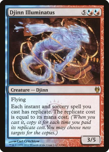 Djinn Illuminatus, Magic card DDJ 12 — Duel Decks: Izzet vs. Golgari set