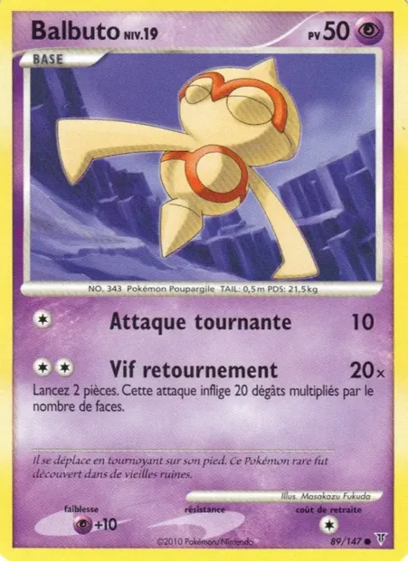 Balbuto, carte Pokémon SV 89 — extension Vainqueurs Suprêmes