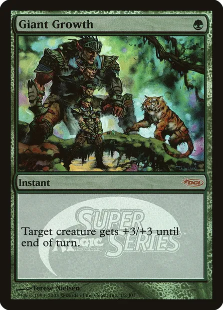 Croissance gigantesque, carte Magic PSUS 8 — extension Junior Super Series