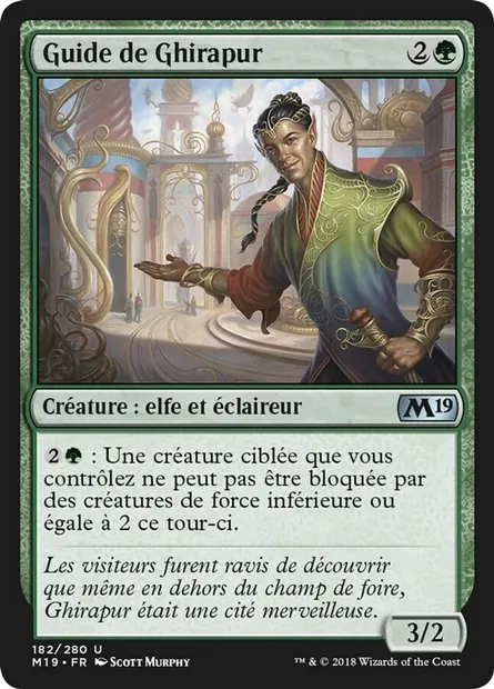 Guide de Ghirapur, carte Magic M19 182 — extension Core Set 2019