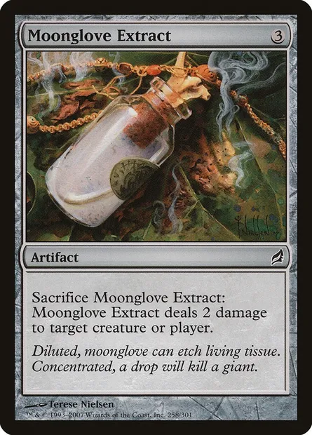Moonglove Extract, Magic card LRW 258 — Lorwyn set