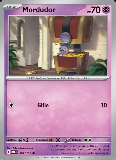 Mordudor, carte Pokémon MEG 067 — extension Méga-Évolution