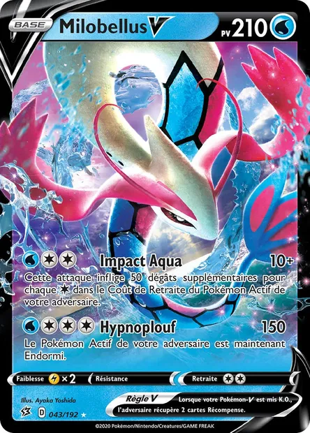 Milobellus V, carte Pokémon RCL 43 — extension Clash des Rebelles