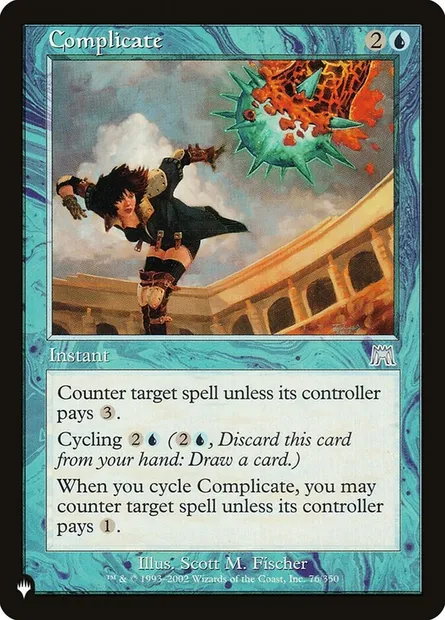 Complicate, Magic card PLST ONS-76 — The List set