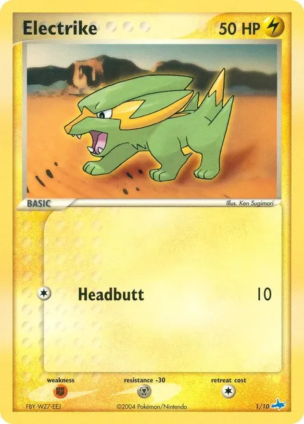 Electrike, Pokémon card TK8O 001 — XY Trainer Kit: Latios set