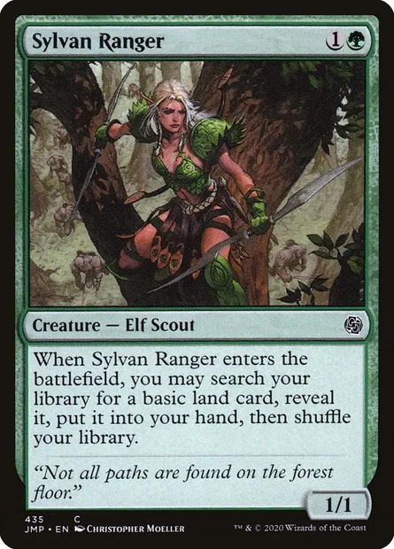Sylvan Ranger, Magic card JMP 435 — Jumpstart set
