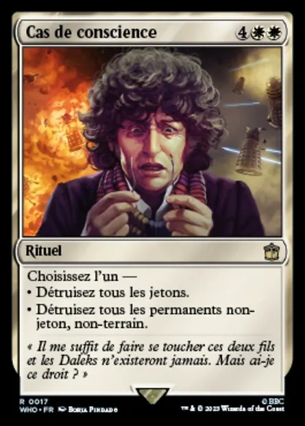 Cas de conscience, carte Magic WHO 17 — extension Doctor Who