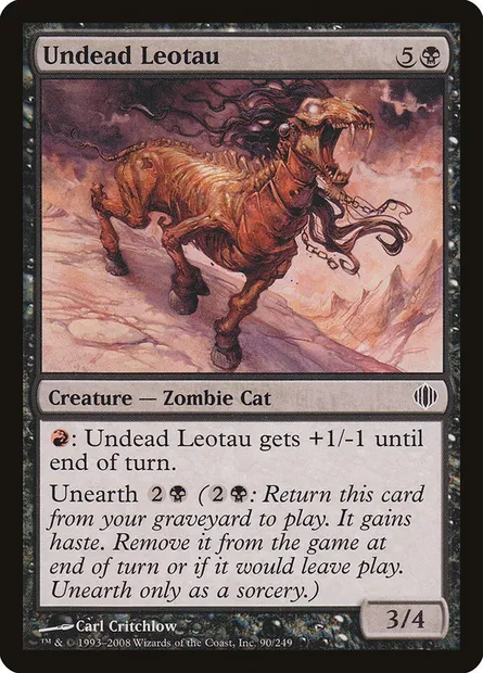 Undead Leotau, Magic card ALA 90 — Shards of Alara set