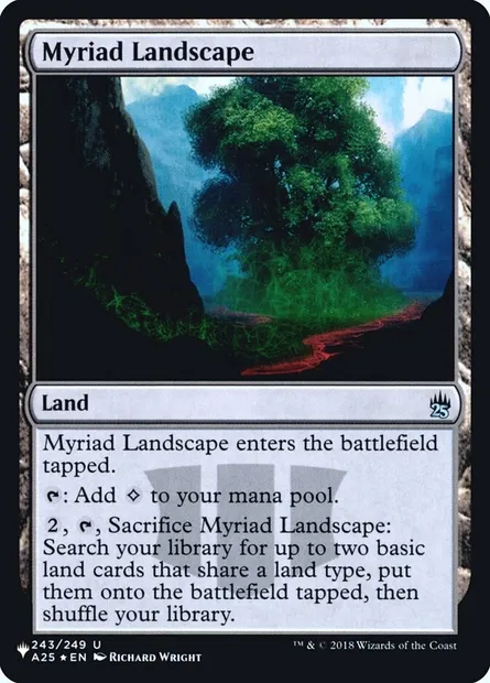Myriad Landscape, Magic card PLST A25-243 — The List set