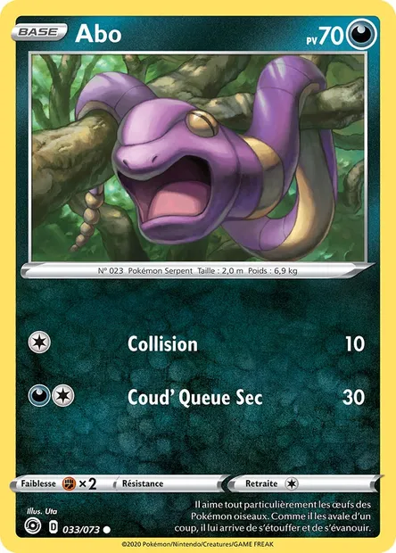 Abo, carte Pokémon CPA 33 — extension La Voie du Maître