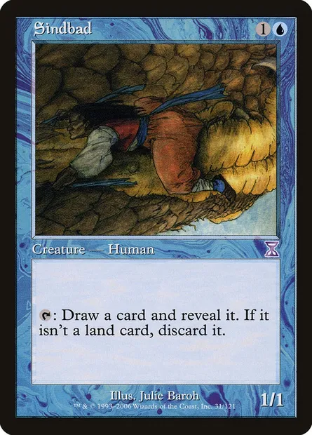 Sindbad, Magic card TSB 31 — Time Spiral Timeshifted set