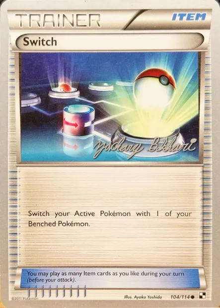 Switch, Pokémon card WCD12 104-2 — World Championship Decks 2012 set