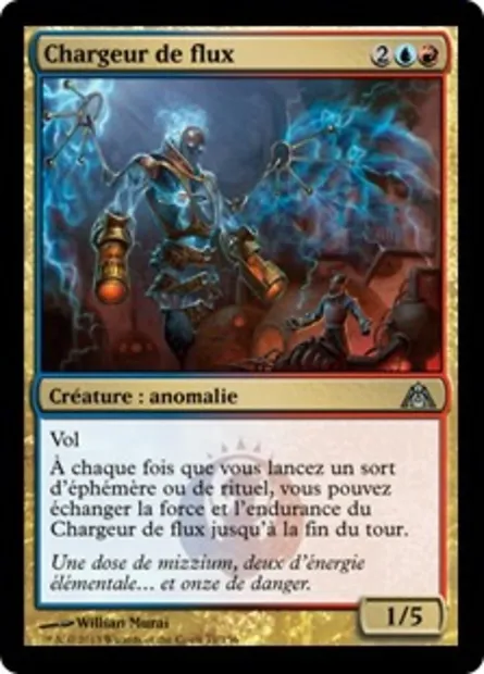 Chargeur de flux, carte Magic DGM 71 — extension Le labyrinthe du dragon