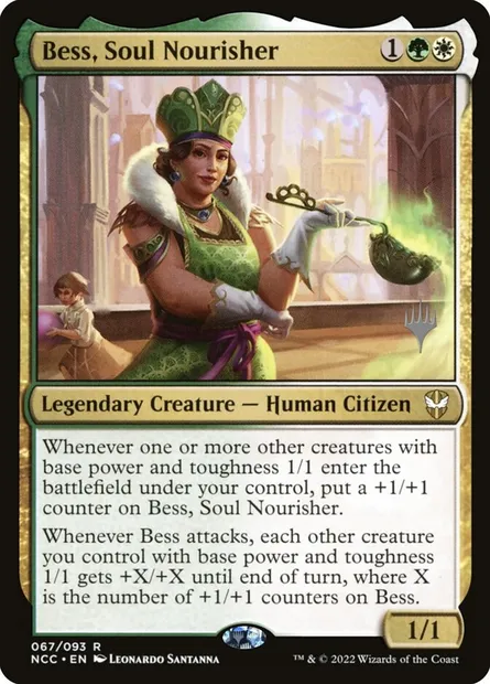 Bess, Soul Nourisher, Magic card PNCC 67p — New Capenna Commander Promos set