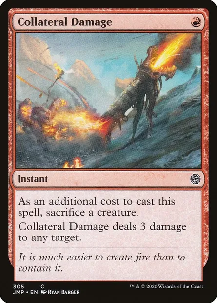 Collateral Damage, Magic card JMP 305 — Jumpstart set