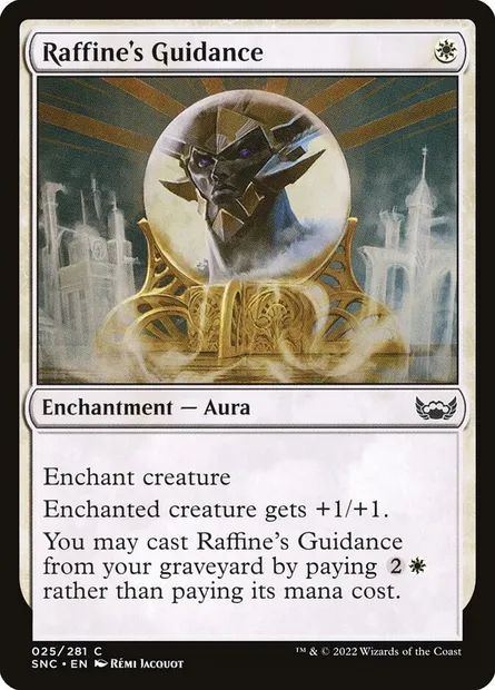 Raffine's Guidance, Magic card SNC 25 — Streets of New Capenna set