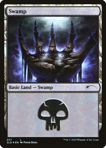 Swamp, Magic card SLD 557 — Secret Lair Drop set