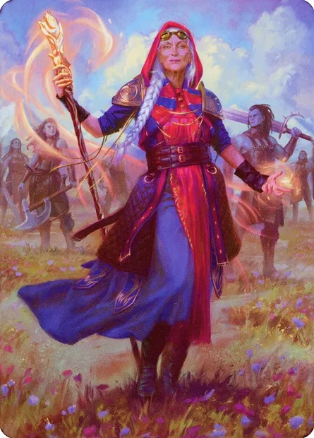 Jaya, Fiery Negotiator // Jaya, Fiery Negotiator, Magic card ADMU 34 — Dominaria United Art Series set