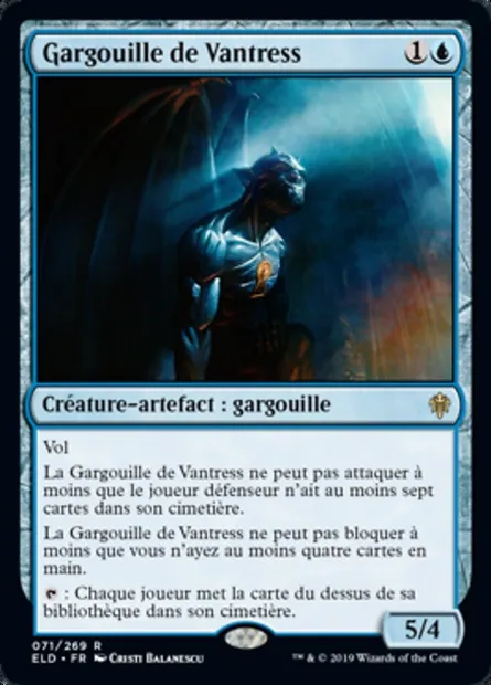 Gargouille de Vantress, carte Magic ELD 71 — extension Throne of Eldraine