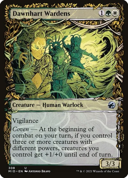 Gardes de Cerf-orient, carte Magic MID 308 — extension Innistrad : chasse de minuit