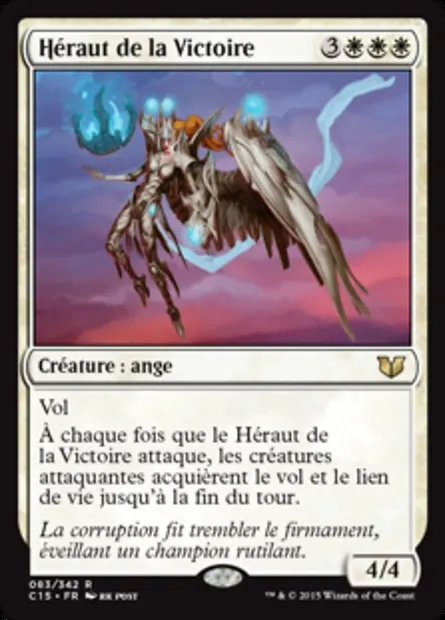 Héraut de la Victoire, carte Magic C15 83 — extension Commander 2015