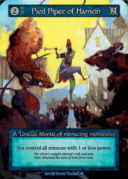 Pied Piper of Hameln, Sorcery card GOT 147 — Gothic set