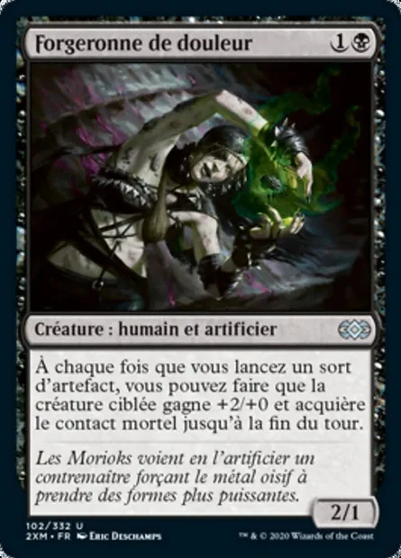 Forgeronne de douleur, carte Magic 2XM 102 — extension Double Masters