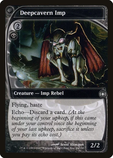 Deepcavern Imp, Magic card FUT 83 — Future Sight set