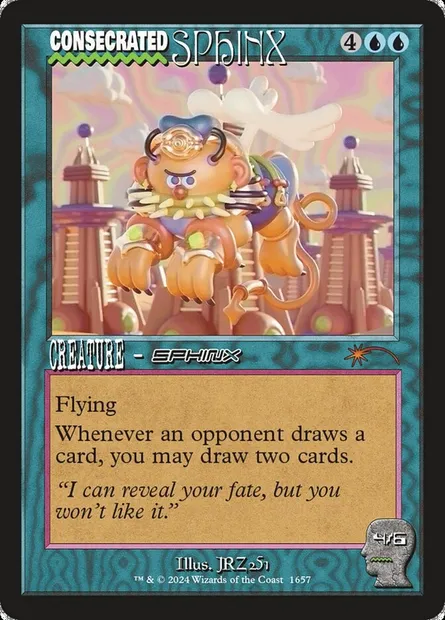 Sphinx consacré, carte Magic SLD 1657 — extension Secret Lair Drop