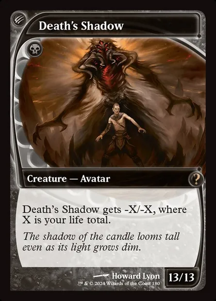 Death's Shadow, Magic card MB2 180 — Mystery Booster 2 set