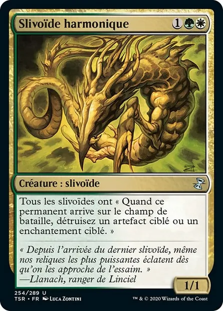 Slivoïde harmonique, carte Magic TSR 254 — extension Spirale Temporelle Remastered
