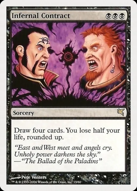 Infernal Contract, Magic card PHUK 13 — Hachette UK set