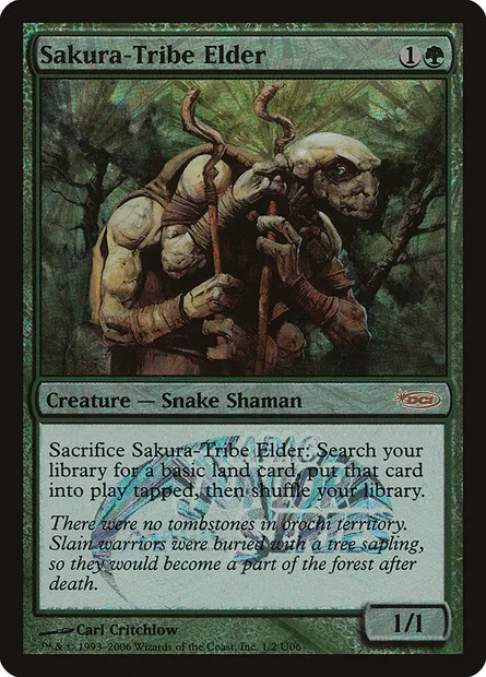 Sakura-Tribe Elder, Magic card PJAS 1U06 — Junior APAC Series set