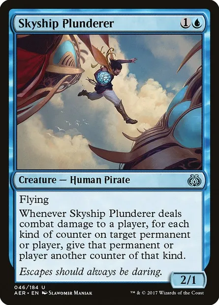 Skyship Plunderer, Magic card AER 46 — Aether Revolt set