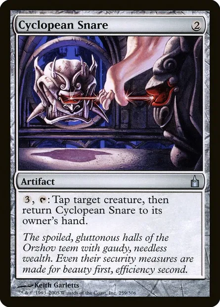 Cyclopean Snare, Magic card RAV 259 — Ravnica: City of Guilds set