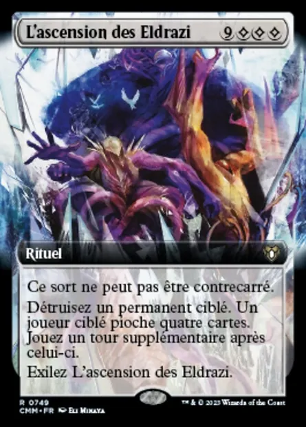 L'ascension des Eldrazi, carte Magic CMM 749 — extension Commander Masters
