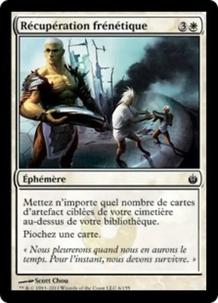 Récupération frénétique, carte Magic MBS 6 — extension Mirrodin assiégé